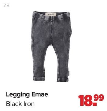 Promotions Legging emae black iron - Z8 - Valide de 15/04/2024 à 25/05/2024 chez Baby-Dump