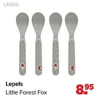 Promoties Lepels little forest fox - Lassig - Geldig van 15/04/2024 tot 25/05/2024 bij Baby-Dump