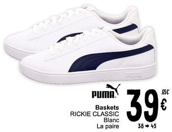 Promoties Baskets rickie classic - Puma - Geldig van 16/04/2024 tot 22/04/2024 bij Cora