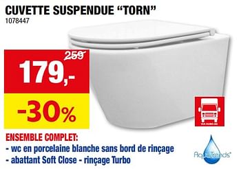 Promoties Cuvette suspendue torn - AquaTrends - Geldig van 17/04/2024 tot 28/04/2024 bij Hubo