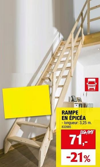 Promoties Rampe en épicéa - Huismerk - Hubo  - Geldig van 17/04/2024 tot 28/04/2024 bij Hubo