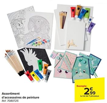 Promoties Assortiment d’accessoires de peinture - Huismerk - Carrefour  - Geldig van 17/04/2024 tot 29/04/2024 bij Carrefour