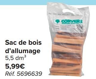 Promoties Sac de bois d’allumage - Huismerk - Carrefour  - Geldig van 17/04/2024 tot 29/04/2024 bij Carrefour