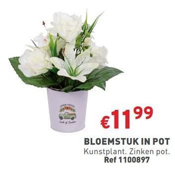 Promoties Bloemstuk in pot - Huismerk - Trafic  - Geldig van 17/04/2024 tot 22/04/2024 bij Trafic