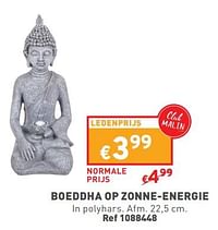 Boeddha op zonne energie-Huismerk - Trafic 