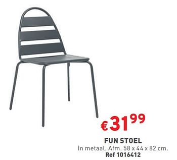 Promoties Fun stoel - Huismerk - Trafic  - Geldig van 17/04/2024 tot 22/04/2024 bij Trafic