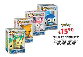 Promotions Funko pop figuurtje - Pokemon - Valide de 17/04/2024 à 22/04/2024 chez Trafic
