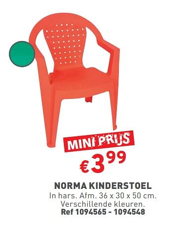 Promotions Norma kinderstoel - Produit maison - Trafic  - Valide de 17/04/2024 à 22/04/2024 chez Trafic