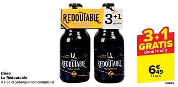 Promoties Bière la redoutable - La Redoutable - Geldig van 17/04/2024 tot 29/04/2024 bij Carrefour