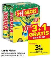 Promotions Lot de kidibul à la pomme - Kidibul - Valide de 17/04/2024 à 29/04/2024 chez Carrefour