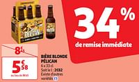 Bière blonde pélican-Pélican