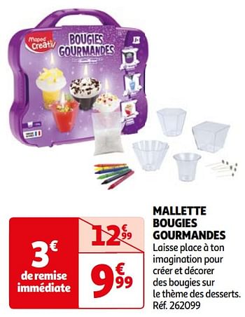 Promoties Mallette bougies gourmandes - Maped - Geldig van 16/04/2024 tot 22/04/2024 bij Auchan