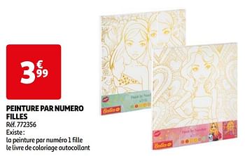 Promoties Peinture par numero filles - Huismerk - Auchan - Geldig van 16/04/2024 tot 22/04/2024 bij Auchan