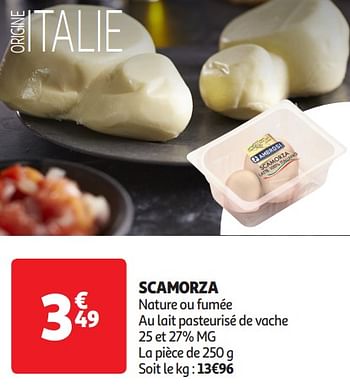 Promotions Scamorza - Produit Maison - Auchan Ronq - Valide de 16/04/2024 à 21/04/2024 chez Auchan Ronq
