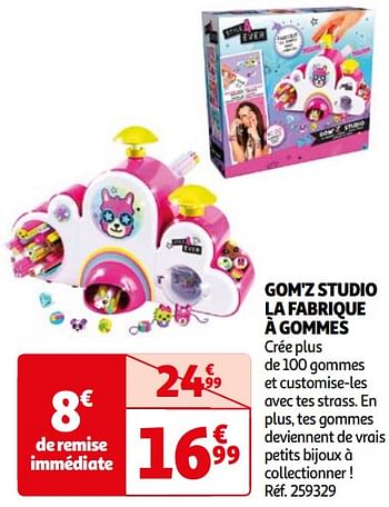 Promotions Gom`z studio la fabrique à gommes - studio - Valide de 16/04/2024 à 22/04/2024 chez Auchan Ronq
