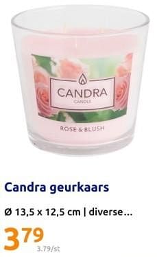 Promoties Candra geurkaars - Candra - Geldig van 17/04/2024 tot 23/04/2024 bij Action