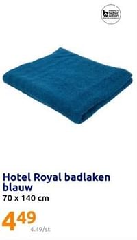 Hotel royal badlaken blauw-Hotel Royal