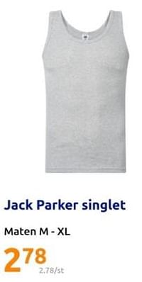 Jack parker singlet-Jack Parker