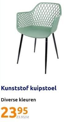 Promotions Kunststof kuipstoel - Produit Maison - Action - Valide de 17/04/2024 à 23/04/2024 chez Action