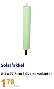 Promotions Solar fakkel - Produit Maison - Action - Valide de 17/04/2024 à 23/04/2024 chez Action