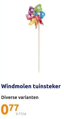 Promotions Windmolen tuinsteker - Produit Maison - Action - Valide de 17/04/2024 à 23/04/2024 chez Action