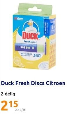 Promoties Duck fresh discs citroen - Duck - Geldig van 17/04/2024 tot 23/04/2024 bij Action