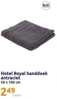 Hotel royal handdoek antraciet-Hotel Royal