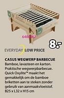 Promoties Casus wegwerp barbecue - Huismerk - Jysk - Geldig van 15/04/2024 tot 19/05/2024 bij Jysk