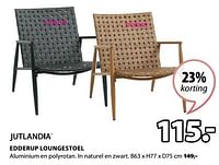 Promoties Edderup loungestoel - Jutlandia - Geldig van 15/04/2024 tot 19/05/2024 bij Jysk