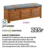 Promoties Karlby opbergbox - Jutlandia - Geldig van 15/04/2024 tot 19/05/2024 bij Jysk