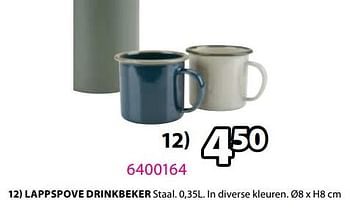 Promoties Lappspove drinkbeker - Huismerk - Jysk - Geldig van 15/04/2024 tot 19/05/2024 bij Jysk