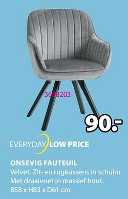 Onsevig fauteuil