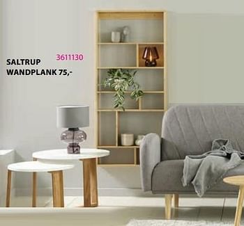Promotions Saltrup wandplank - Produit Maison - Jysk - Valide de 15/04/2024 à 19/05/2024 chez Jysk