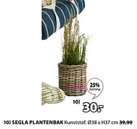 Promoties Segla plantenbak - Huismerk - Jysk - Geldig van 15/04/2024 tot 19/05/2024 bij Jysk