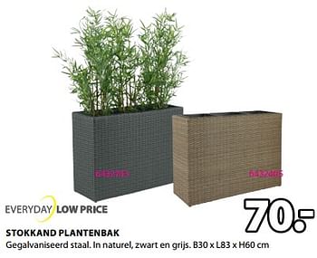 Promoties Stokkand plantenbak - Huismerk - Jysk - Geldig van 15/04/2024 tot 19/05/2024 bij Jysk