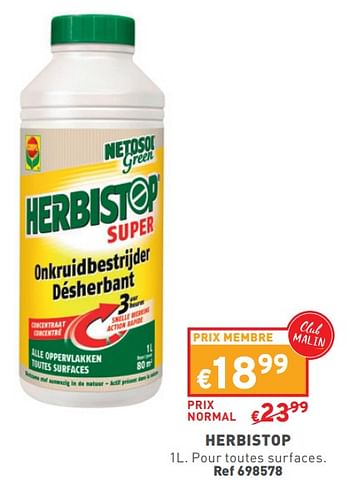 Promoties Herbistop - Compo - Geldig van 17/04/2024 tot 22/04/2024 bij Trafic