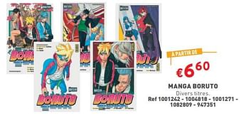 Promotions Manga boruto - Produit maison - Trafic  - Valide de 17/04/2024 à 22/04/2024 chez Trafic