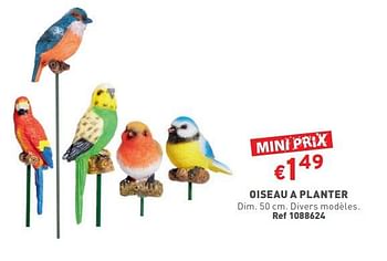 Promoties Oiseau a planter - Huismerk - Trafic  - Geldig van 17/04/2024 tot 22/04/2024 bij Trafic