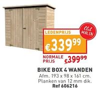 Bike box 4 wanden-Huismerk - Trafic 