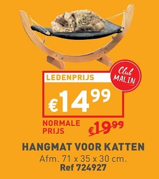 Promotions Hangmat voor katten - Produit maison - Trafic  - Valide de 17/04/2024 à 22/04/2024 chez Trafic