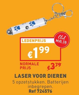 Promotions Laser voor dieren - Produit maison - Trafic  - Valide de 17/04/2024 à 22/04/2024 chez Trafic