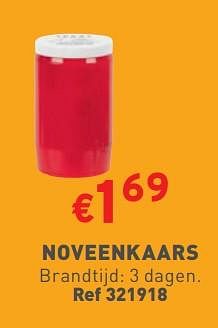 Promoties Noveenkaars - Huismerk - Trafic  - Geldig van 17/04/2024 tot 22/04/2024 bij Trafic