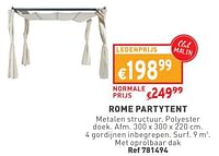 Rome partytent-Huismerk - Trafic 