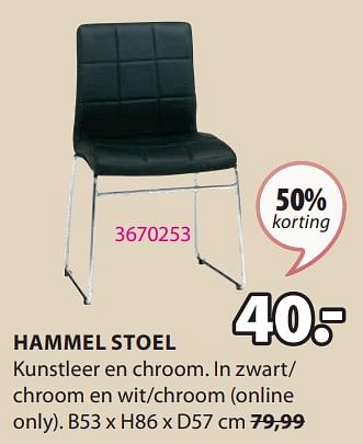 Promotions Hammel stoel - Produit Maison - Jysk - Valide de 15/04/2024 à 19/05/2024 chez Jysk
