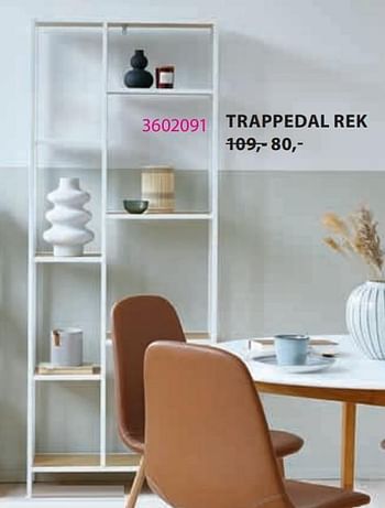 Promoties Trappedal rek - Huismerk - Jysk - Geldig van 15/04/2024 tot 19/05/2024 bij Jysk