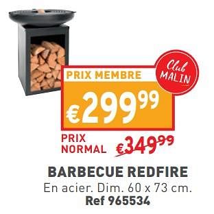 Promoties Barbecue redfire - Redfire - Geldig van 17/04/2024 tot 22/04/2024 bij Trafic