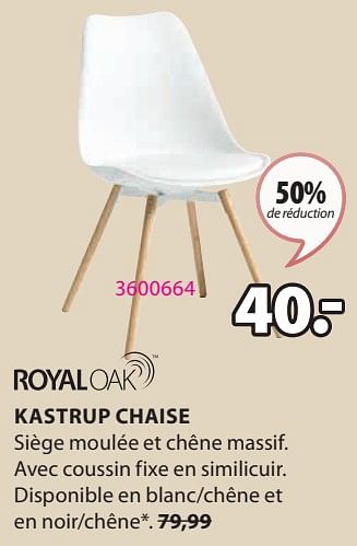 Promoties Kastrup chaise - Huismerk - Jysk - Geldig van 15/04/2024 tot 19/05/2024 bij Jysk