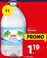 Promoties Bronwater - Saskia - Geldig van 24/04/2024 tot 30/04/2024 bij Lidl
