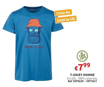 Promoties T-shirt homme - Huismerk - Trafic  - Geldig van 17/04/2024 tot 22/04/2024 bij Trafic