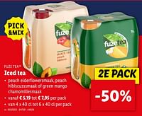 Promoties Iced tea - FuzeTea - Geldig van 24/04/2024 tot 30/04/2024 bij Lidl